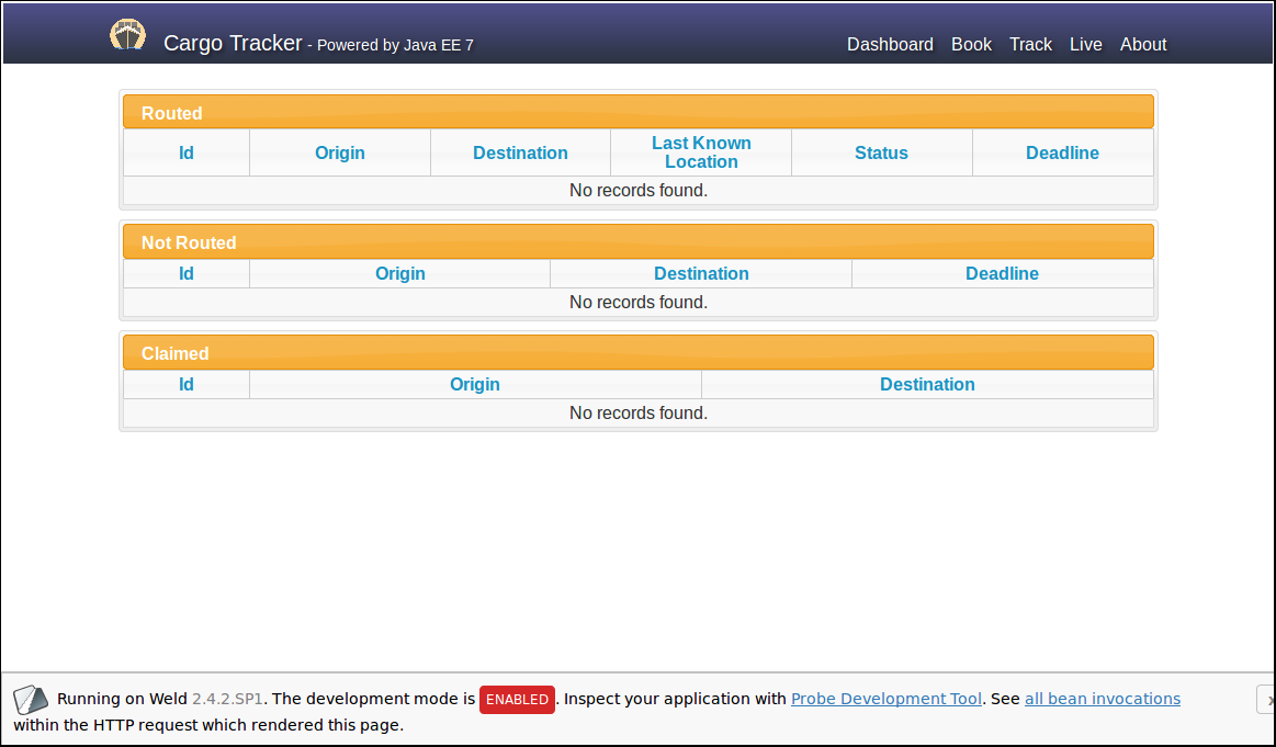 cdi probe in web app