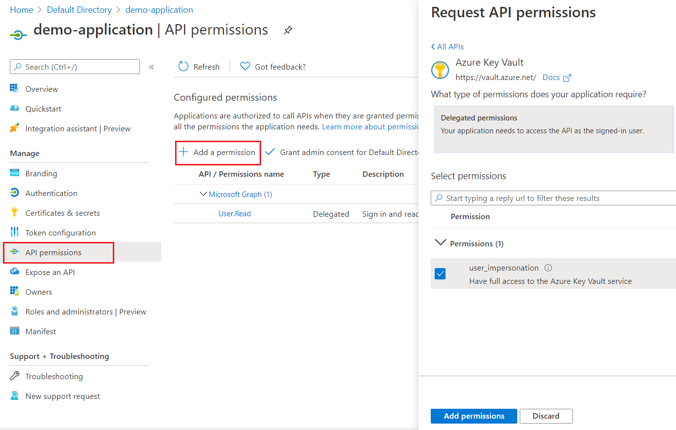 API Permissions