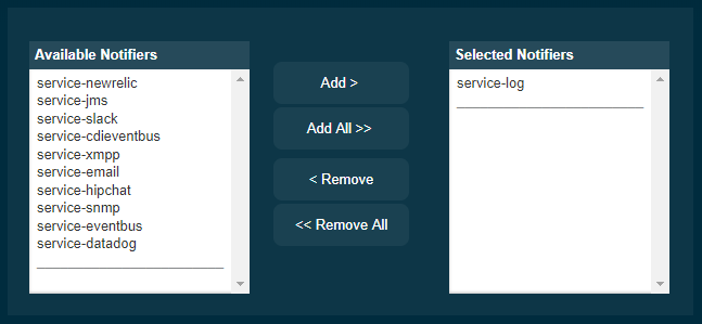 Activate Notifiers in the Admin Console