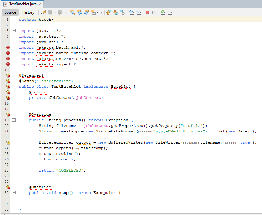 File Opened with Apache NetBeans