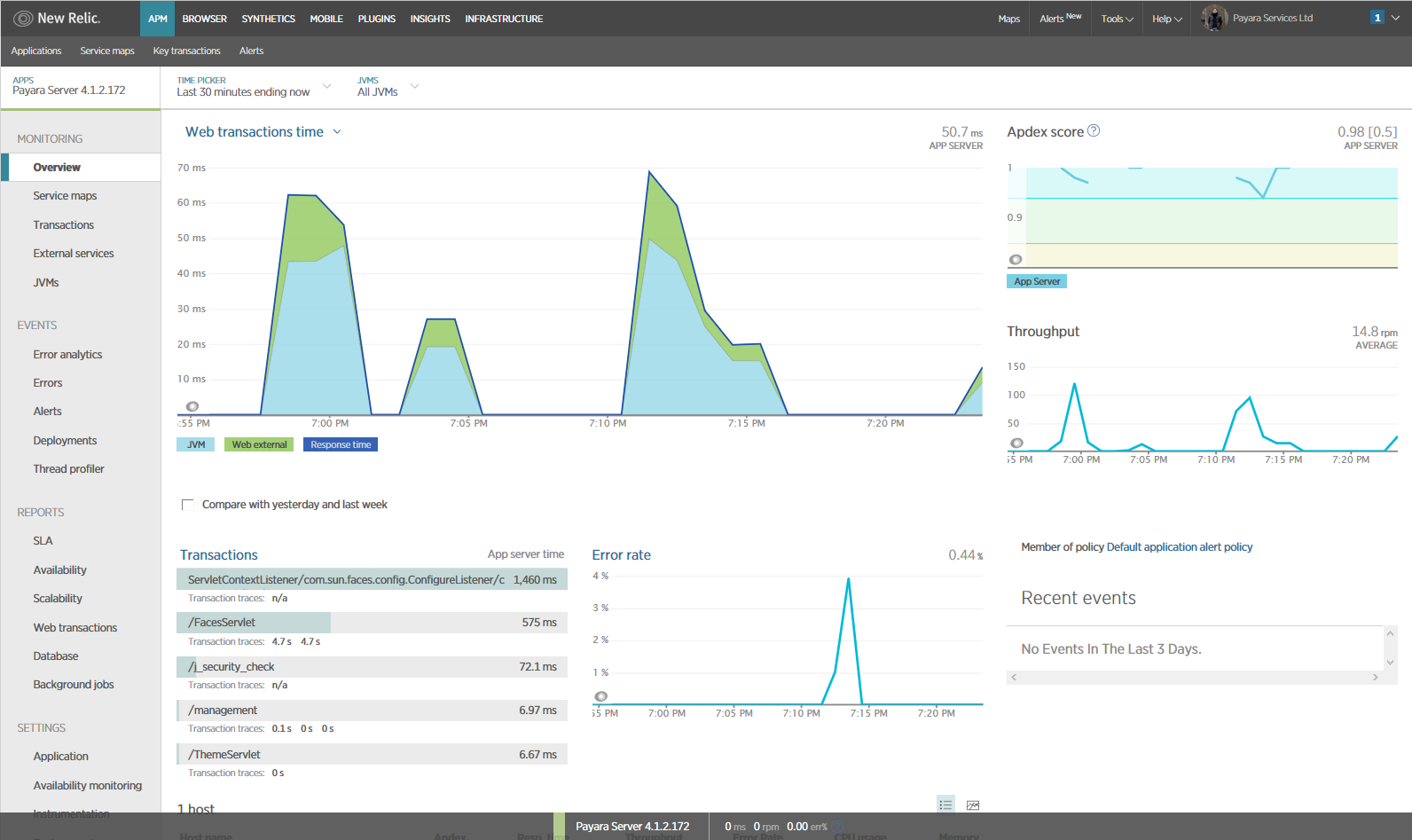 New Relic Notifier Payara Enterprise Documentation