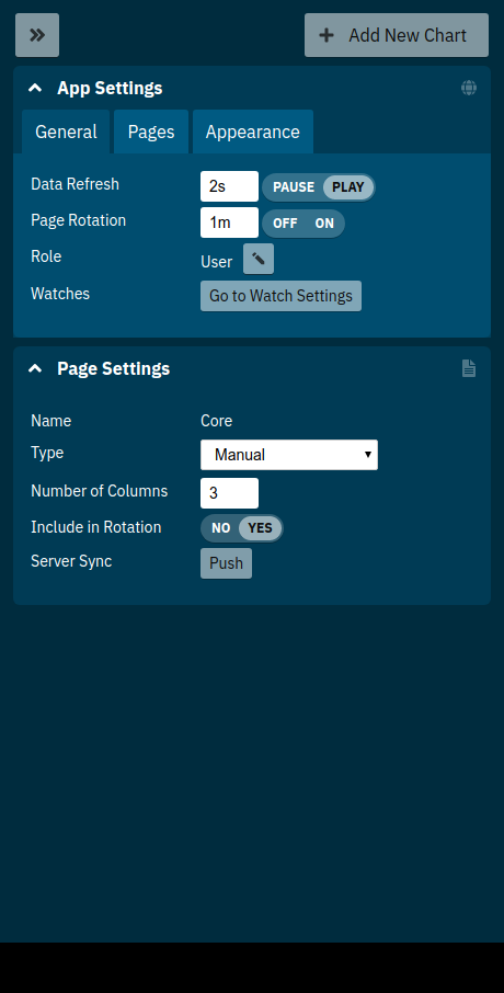 Settings Menu Expanded