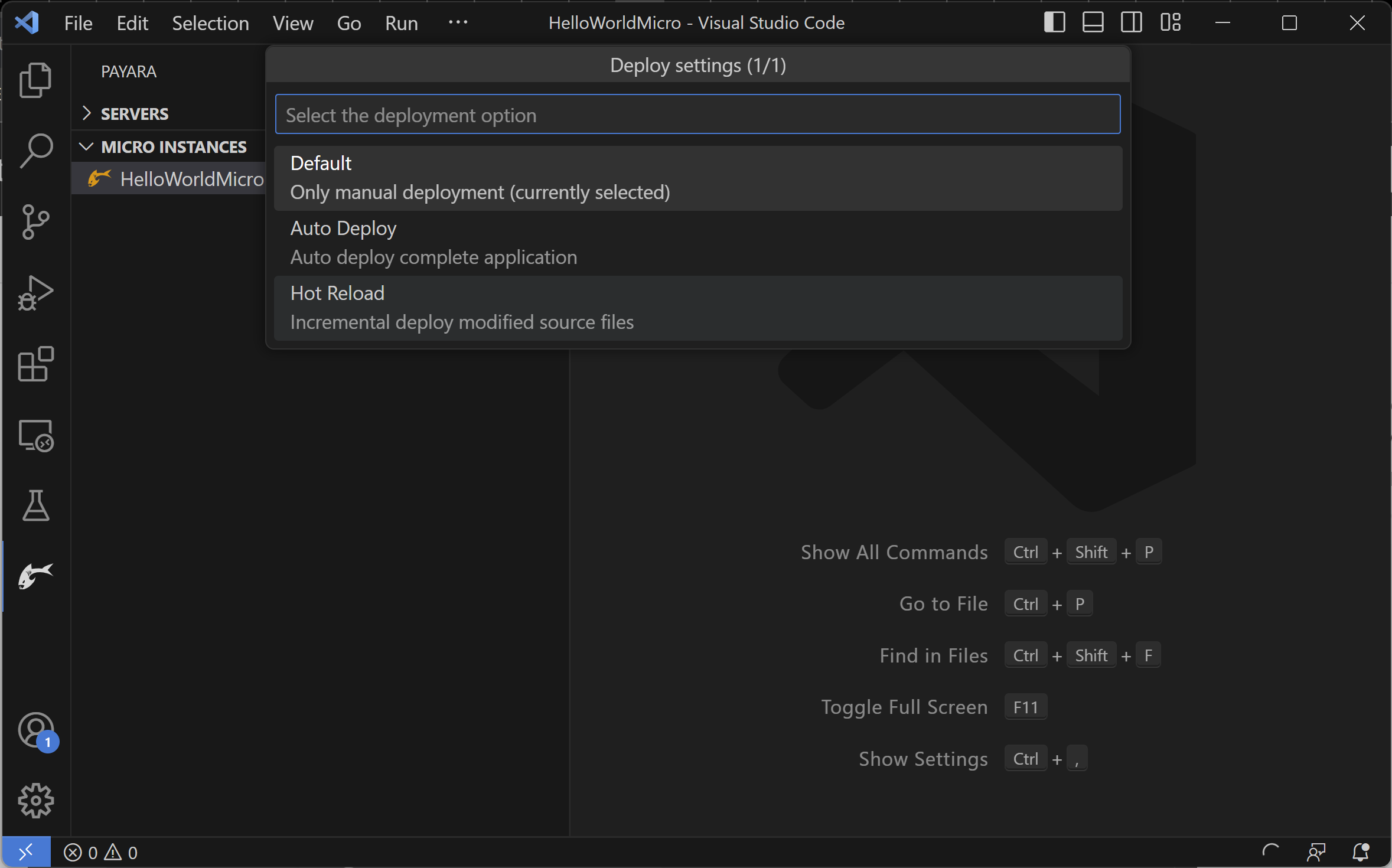 Enable Hot Deploy