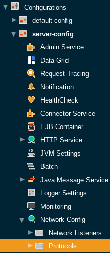 Protocol Configuration View Location