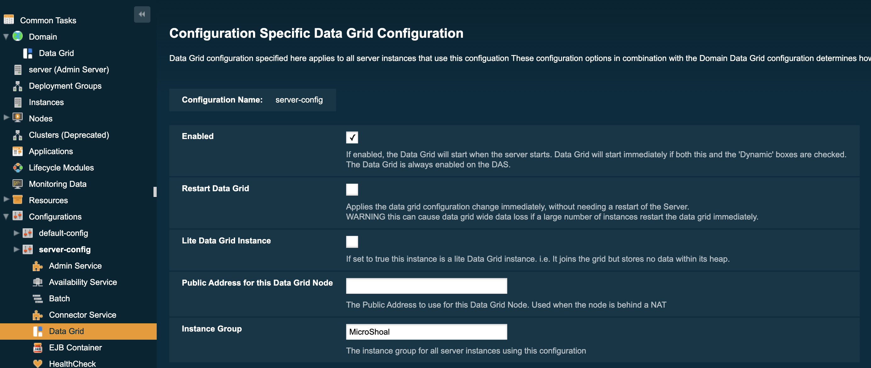 Enable Hazelcast